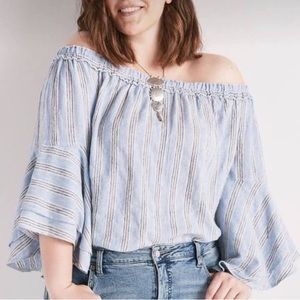 Lucky brand off the shoulder top
